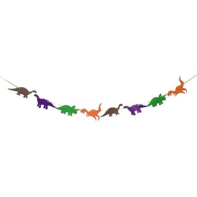 China Dinosaur Paper Theme Jungle Copllent Ornament Party Decor Animal Hanging Birthday Party Supplies for sale