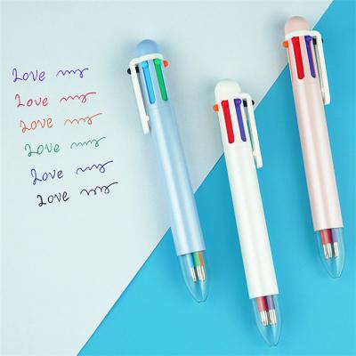 China Promotional Pen Copllent Brand Multi Color School Supplies Ballpoint Pen Oil Pen Student Stationery for sale