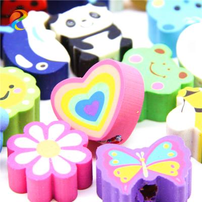 China Promotional Cartoon Pencil Eraser Hot Selling Eraser Custom Erasers for sale