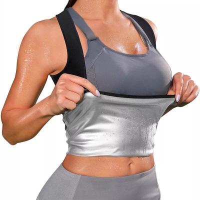 China Fat Burning Abdominal Running Sportswear Anti-UV Fitness Sweat Suit Vest Sweat Vest Corset Ladies for sale