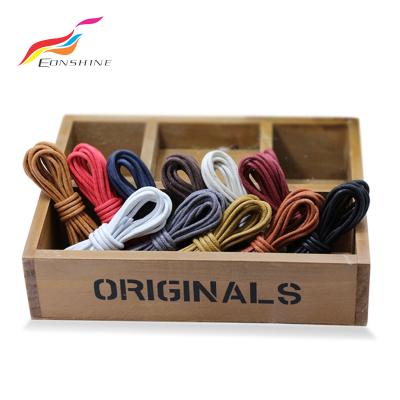 China Around the new style 2019 wholesale lace cotton leather laces waxed rope for sale