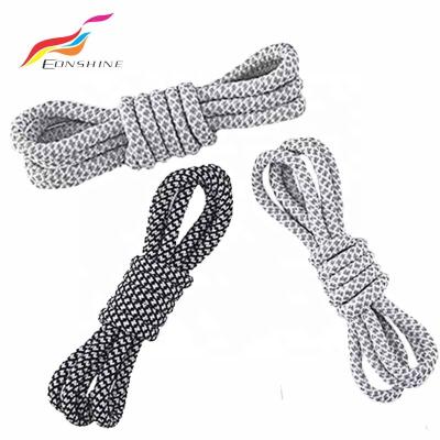 China Wholesale Custom 3m Yeezy 500 Reflective Safety 750 Polyester Runner Rope Round Shoe Laces for sale