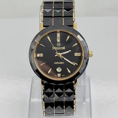 China 2022 Day/Date Elegant Watchceramic Watchband Ceramic Strap High End Call Watchminimalist watch for sale