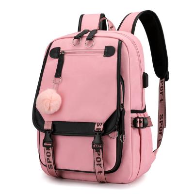 China New Oxford cloth bag trend backpack large capacity anti-theft medium school children and girls outdoor backpack for sale