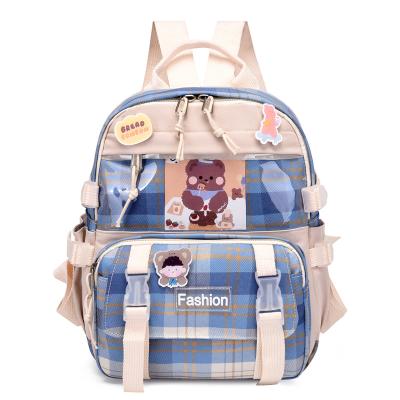 China 2021 Fashion Customized Nylon Anti-theft Pattern Backpack Handbag Trendy School Bags For Girls And Boys Mochilas for sale