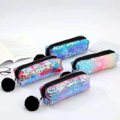 China China Manufacturer Fashion Design Anti-theft Sequin Glitter Cosmetic Bag Cosmetic School Bag Bag for sale