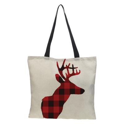 China High quality wholesale Christmas logo boutique eco-friendly custom shopping bag recycle canvas tote bag for sale