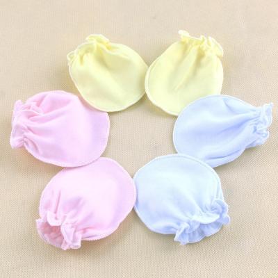 China Anti-scratch Antibacterial Face Socks Newborn Babies Pure Cotton Baby Grip Protector/Baby Socks Cover Foot for sale