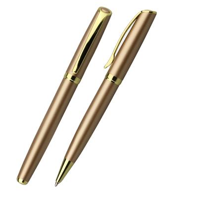 China office & School Pen Luxury Pen Set Gold Metal Custom Logo Printed Fountain Pen For Promotional for sale