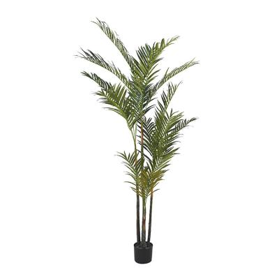 China Garden Decoration Popular Artificial Areca Palm Plastic Decorative Artificial Areca Palm Plant for sale