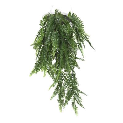 China Garden Decoration Best Selling Artificial Boston Fern Bush Plastic Indoor and Outdoor Home Decor Garden Artificial Plants for sale