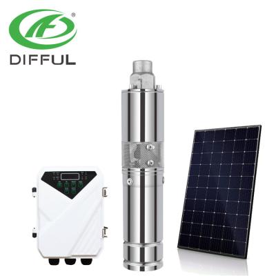 China High efficiency bomba de agua 12v DC irrigation high pressure solar water pump for sale