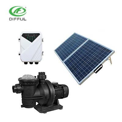 China High Efficiency Filter Motor DC Brushless Solar Pool Pump System for sale