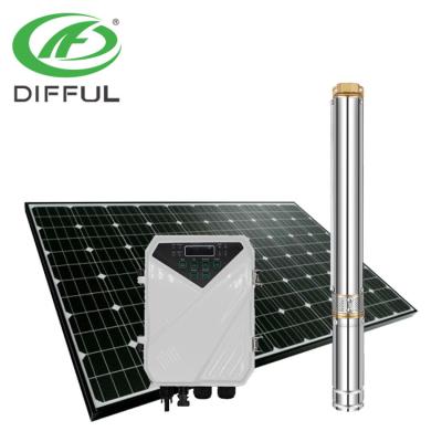 China High Efficiency DC Submersible Pump 3 Inch Solar Pump For Irrigation Solar Well Pump for sale