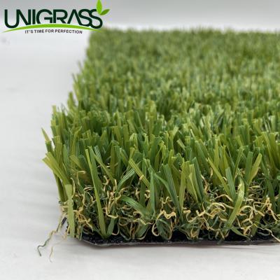 China Soccer Field UNI 30mm Non-infill Grass UV-Protection Artificial Turf For Soccer Field for sale