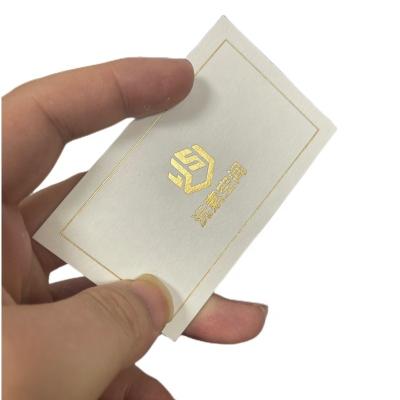 China paper & Luxury Gold Foil Logo Printing Business Cards With High Quality Custom Cardboard Own Design Printing Service for sale