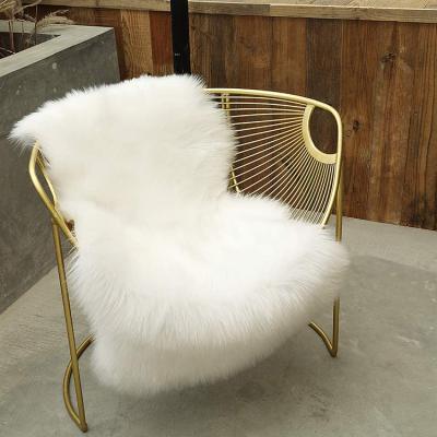 China Europe Style Faux Sheepskin Cloth Blanket Faux Fur Floor Rug Non Slip Popular White Luxury Soft Faux Sheepskin Sheepskin for sale