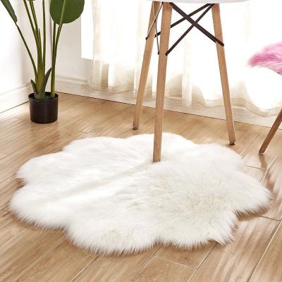 China Europe quincunx rug high quality faux sheepskin rug warm and super soft comfortable chair cushion bedroom floor for sale