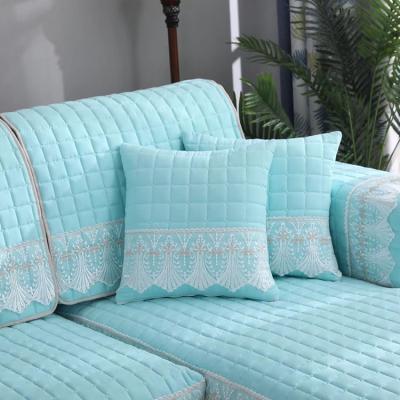 China Comfortable Jacquard Sofa Stretch Cover Set Cushion Lace From China Europe Wholesale for sale