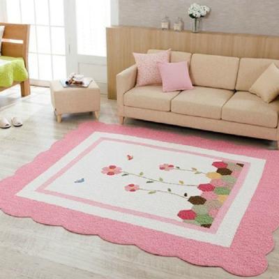 China Newest Hot Selling Flower Applique Flower Design Turkish Carpet Prices for sale