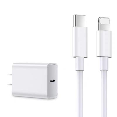 China New Product Eu/us/uk PD Adapter 20W Fast Charger Cable Au Cell Phone Wall Charging Au High Speed ​​Type C Fast Charger Cable for sale