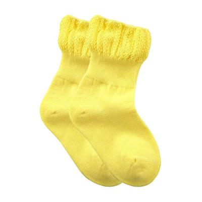 China QUICK DRY Design Kids Factory OEM Pure Bright Bright Color Young Girls Socks for sale