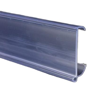 China Plastic Supermaerket Display Price Rack For Shelves for sale