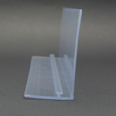 China Plastic front cap for shelf lifter system supermarket shelf PVC plastic front cap for shelf lifter system for sale