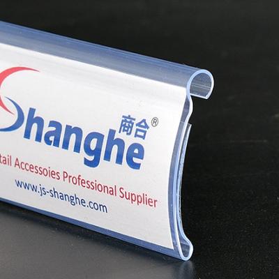 China Plastic Plastic Data Sign Strip Clip Strip PVC Price Shelf Talkers For Sale Sign for sale