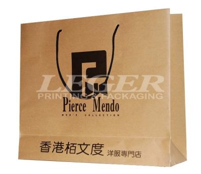 China Craft Paper Shopping Bags Garments Product , Promotion Retail Packaging Bags for sale