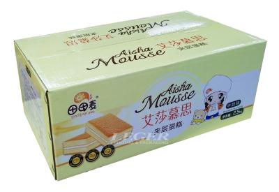 China Colorful Printed Corrugated Cardboard Boxes Bread Packaging Folding Carton Style for sale