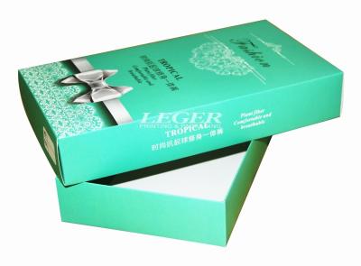 China Custom Paper Packaging Pantihose Foldable Box For Women Dress for sale