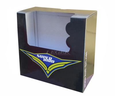 China Corrugated Cardboard Box With Window , Portable Camera Packaging for sale