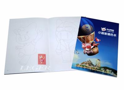 China Coloring Book With Colour Model Printed Inside For Children Clothing Business for sale