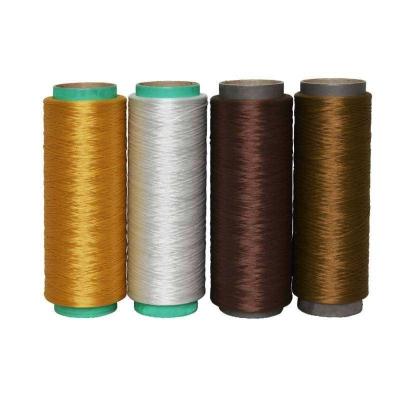 China Fdy Yarn Type Style Core Spun Yarn Eco-friendly 600D 900D 1000D 2000D 5000D PP YARN Cone Customized Color For Webbing for sale