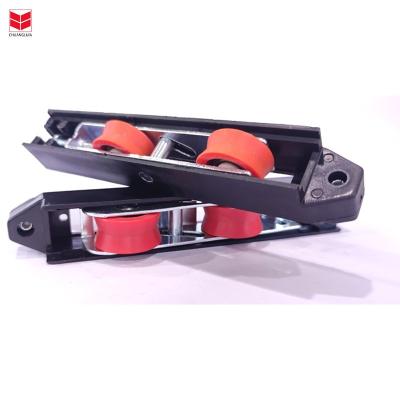 China BLACK Sliding Patio Door Rollers V Groove Aluminum Sliding Window Roller for sale