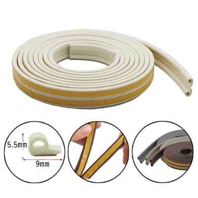 China 100%PP D Shape Self Adhesive Rubber Seal For Soundproofing And Sealing Solutions for sale