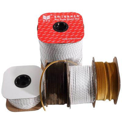 China Apartment Pile Height 3-25mm CLJ Seal Pile Weather Stripping Wool Pile Mohair Weather Strip for Door Window for sale