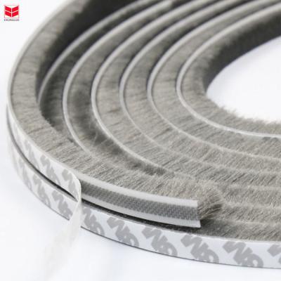 China Aluminium Doors And Windows Accessories Wool Pile Weather Strip Brush For Window Sealing With ISO9001 2008 Certificate for sale