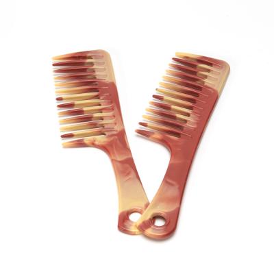 China Comfortable custom made multifunctional hair comb travel salon home fashion logo plastic hair comb for sale