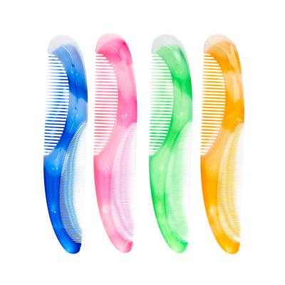 China High Quality Personalized Plastic Hair Comb Private Label Hair Straightener Comb Comfortable Hot Selling for sale