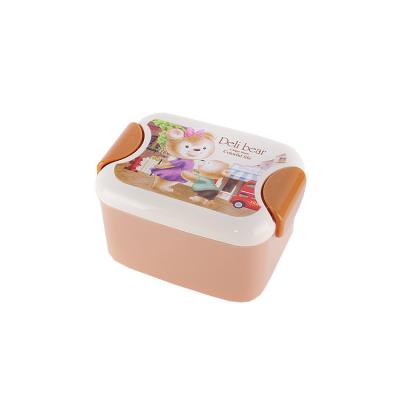 China Viable Wholesale Green Lunch Box Bento Box Plastic Lunch Box for sale