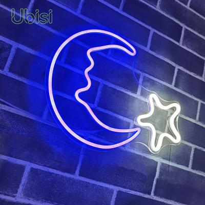 China High Quality Home Mall Schools Shops OEM DIY Neon Signs Moon Real Neon Lights For Bar Shops Home Event And Party for sale