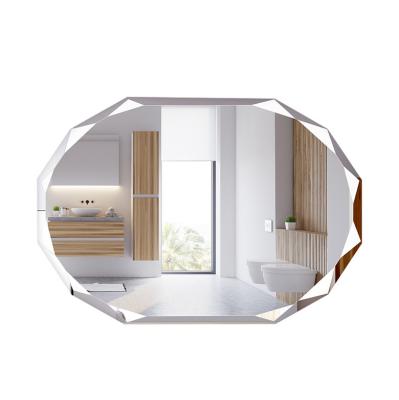 China Modern hot sale hotel decorative modern round frameless wall mirror 60cm for sale