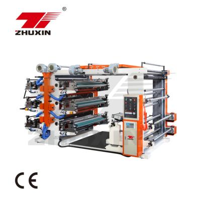 China Hotels 4 Color T Shirt Logo Flexo Printing Machine For Plastic Bag for sale