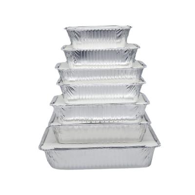 China Disposable Eco-friendly Biodegradable Restaurant To Go Disposable Container Aluminum Foil Container Professional Supplier for sale