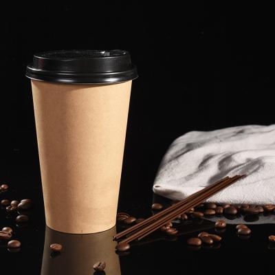 China Manufacturer Recyclable Wholesale Single /Double/Ripple Wall Custom Printed Kraft Paper Hot Drinking Cup for sale