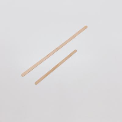 China Sustainable Disposable Coffee Sticks Natural Bamboo Round Head Sticks Bar For Coffee Stirrer Machine for sale