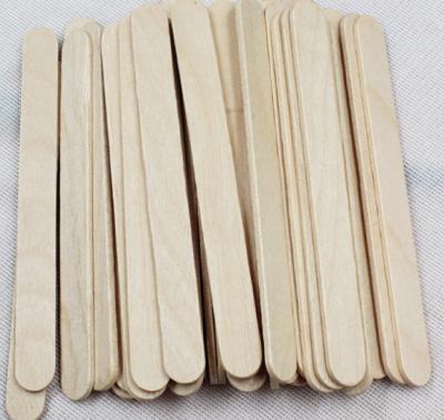 China 2021 Supplier Daily Life Wholesale 93 mm Wooden Polished Ice Cream Stick for sale