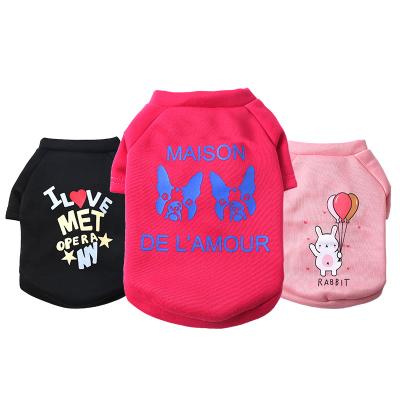 China Sustainable High End Luxury Brand Fashionable Novelty Dog Clothes Zipper Dog Vest for sale